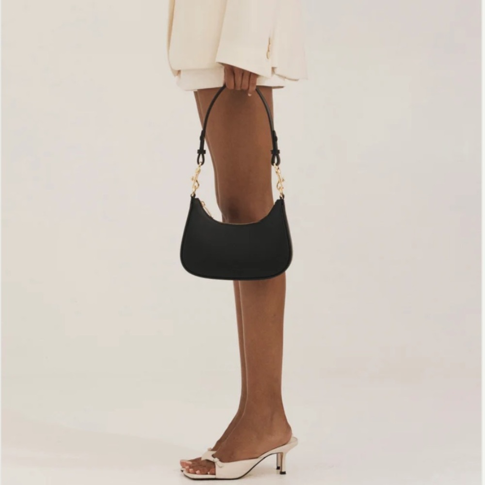 New In Dust Bag Freja Roma Shoulder Bag in Black - Picture 10 of 16